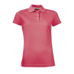 SOL'S 01179 - PERFORMER WOMEN Sports Polo Shirt Corail fluo