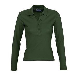 SOL'S 11317 - Damen Poloshirt Langarm Podium Golf Green