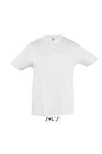 SOL'S 11970 - REGENT KIDS Kinder Rundhals T Shirt Blanc chiné