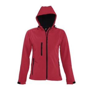SOL'S 46802 - REPLAY WOMEN Hooded Softshell Rouge piment