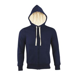 SOL'S 00584 - SHERPA Unisex Zipped Jacket With "Sherpa" Lining French marine