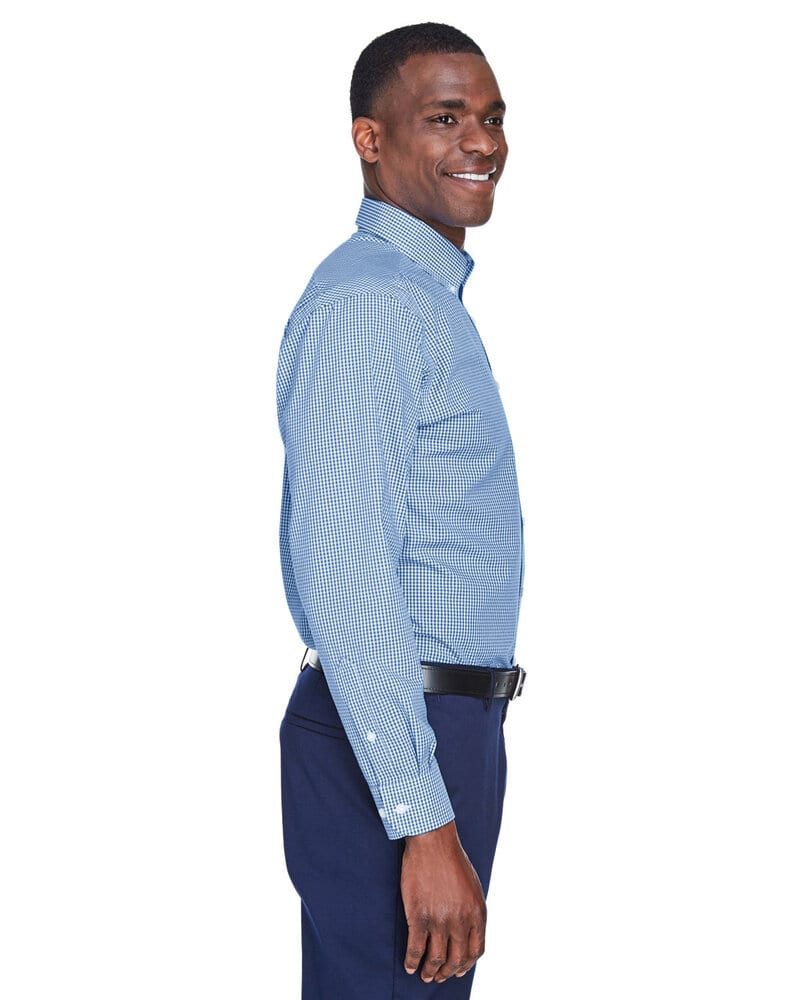 Devon & Jones D640 - Men's Crown Collection Gingham Check
