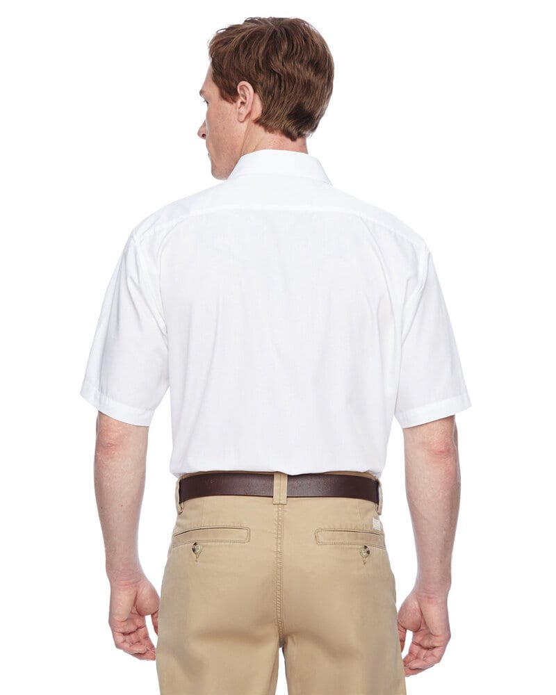 Harriton M545 - Men's Advantage Snap Closure Short-Sleeve Shirt