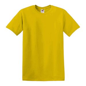 Fruit of the Loom SS048 - T-shirt à col rond Jaune