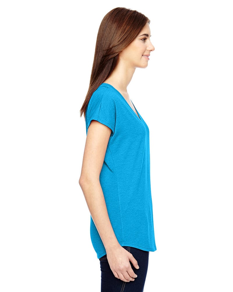 Anvil 6750VL - Ladies' Triblend V-Neck 