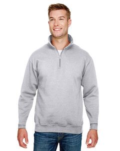 Bayside 920 - USA-Made Quarter-Zip Pullover Sweatshirt Dark Ash