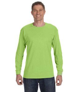 JERZEES 29LSR - Heavyweight Blend™ 50/50 Long Sleeve T-Shirt Neon Green