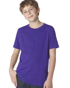 Next Level 3310 - T-shirt à manches courtes Premium Crew pour jeunes Purple Rush