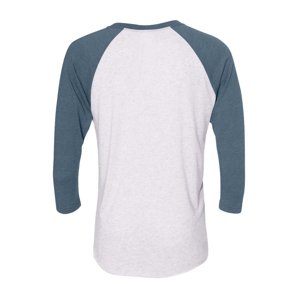 Next Level 6051 - T-shirt raglan unisexe à manches trois-quarts en tri-blende
