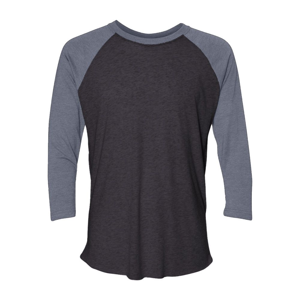 Next Level 6051 - T-shirt raglan unisexe à manches trois-quarts en tri-blende