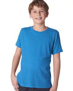 Next Level 6310 - T-Shirt Crew Triblend Jeunesse Vintage Turquoise