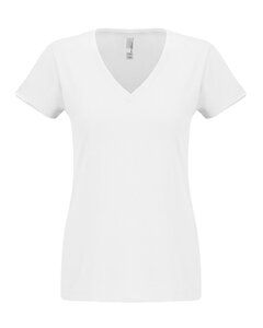 Next Level 6480 - T-shirt suédois à manches courtes V Blanc