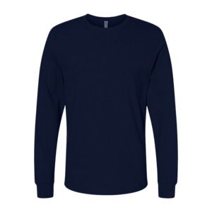 Fruit of the Loom SC4 - Men's Long Sleeve Cotton Sweatshirt Deep Navy