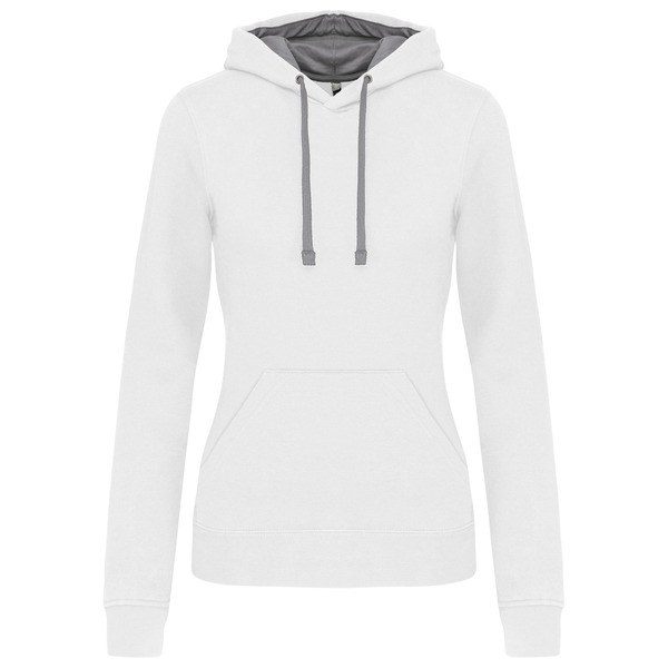 Kariban K465 - Ladies’ contrast hooded sweatshirt