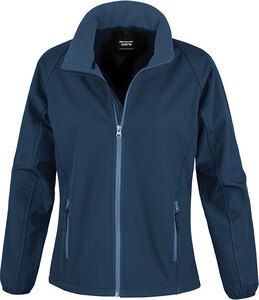 Result R231F - Core Ladies Printable Soft Shell Navy / Navy
