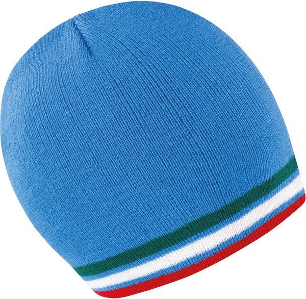 Result R368X - Gorro Acrílico de Punto a Rayas y Color Sólido