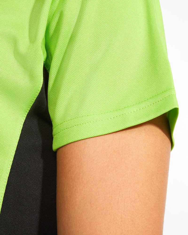 Roly CA0424 - TOKYO Short-sleeve technical t-shirt with a combination of two colour panels