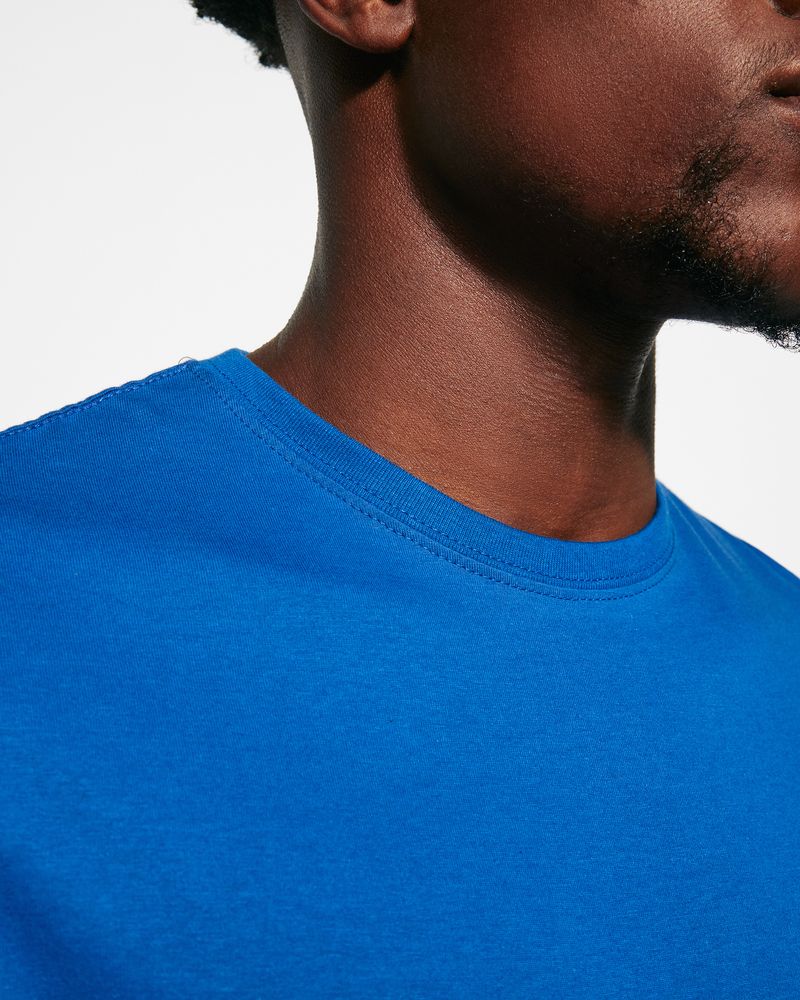 Roly CA1204 - POINTER  Long-sleeve t-shirt in tubular fabric with 4-layer crew neck and 1x1 ribbed cuffs