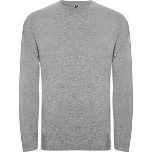 Roly CA1217 - EXTREME Long-sleeve t-shirt in tubular fabric and 4-layer crew neck Grey