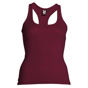 Roly CA6517 - CAROLINA Fitted style tank top with wide and round ribbed neckline and armholes