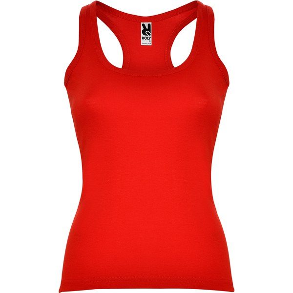 Roly CA6517 - CAROLINA Fitted style tank top with wide and round ribbed neckline and armholes