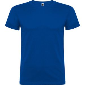 Roly CA6554 - BEAGLE Short-sleeve t-shirt with double layer crew neck in elastane Royal Blue
