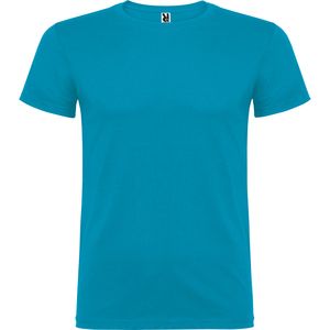 Roly CA6554 - BEAGLE Short-sleeve t-shirt with double layer crew neck in elastane Deep Blue