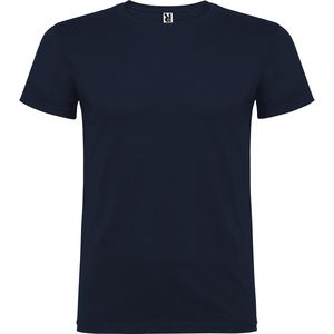 Roly CA6554 - BEAGLE Short-sleeve t-shirt with double layer crew neck in elastane Navy Blue