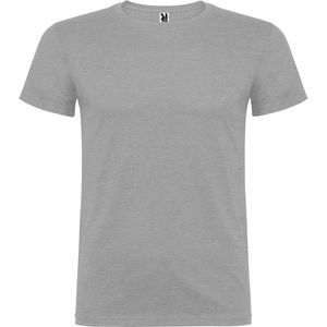 Roly CA6554 - BEAGLE Short-sleeve t-shirt with double layer crew neck in elastane Grey