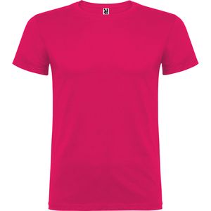 Roly CA6554 - BEAGLE Short-sleeve t-shirt with double layer crew neck in elastane Roseton