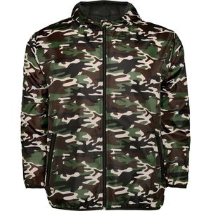 Roly CB5088 - ANGELO Windbreaker with hood Camuflaje Bosque