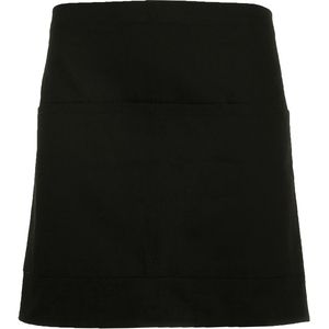 Roly DE9123 - CLASSIC Short apron in twill fabric Black