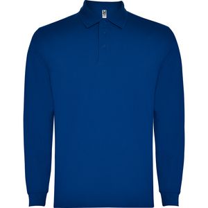 Roly PO5009 - CARPE  Long-sleeve polo shirt with ribbed collar and cuffs Royal Blue