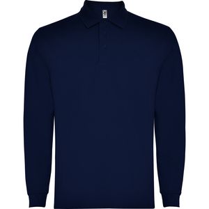 Roly PO5009 - CARPE  Long-sleeve polo shirt with ribbed collar and cuffs Navy Blue