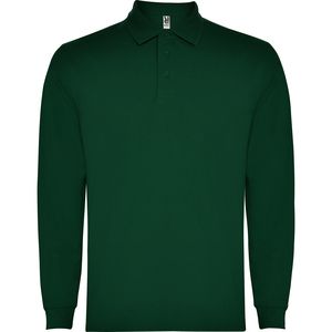Roly PO5009 - CARPE  Long-sleeve polo shirt with ribbed collar and cuffs Bottle Green
