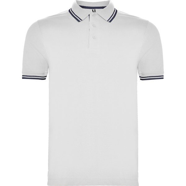 Roly PO6629 - MONTREAL Short-sleeve polo shirt with matching 3-button placket in collar