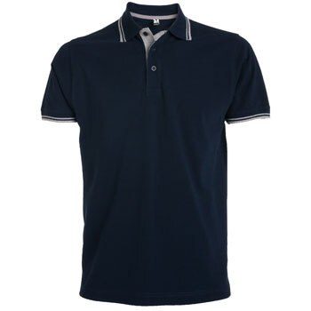 Roly PO6629 - MONTREAL Short-sleeve polo shirt with matching 3-button placket in collar