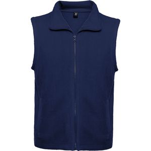 Roly RA1099 - BELLAGIO Fleece vest with polo neck and matching zipper Navy Blue