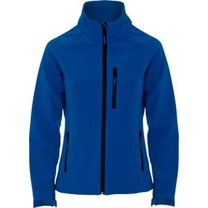 Roly SS6433 - ANTARTIDA WOMAN 2-layer softshell with inverted sealed-effect zip Royal Blue