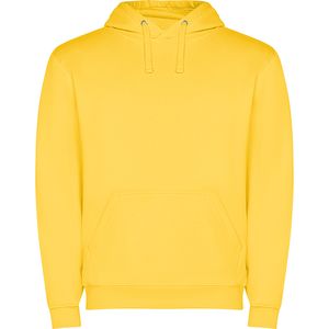 Roly SU1087 - CAPUCHA Hooded sweatshirt with kangaroo style pocket and flat adjustable drawcord Yellow