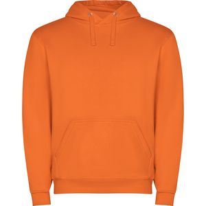 Roly SU1087 - CAPUCHA Hooded sweatshirt with kangaroo style pocket and flat adjustable drawcord Orange