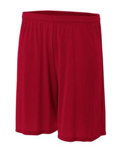 A4 N5244 - Adult 7" Inseam Cooling Performance Shorts Cardinal