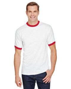 Augusta 710 - Ringer T-Shirt Blanco / Rojo