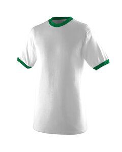 Augusta 710 - Ringer T-Shirt White/Kelly