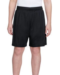 A4 NB5244 - Youth 6" Inseam Cooling Performance Shorts Negro