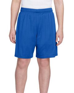 A4 NB5244 - Youth 6" Inseam Cooling Performance Shorts Real Azul