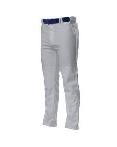 A4 NB6162 - Youth Pro Style Open Bottom Baggy Cut Baseball Pants Gris