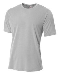 A4 N3264 - Mens Shorts Sleeve Spun Poly T-Shirt