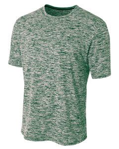 A4 N3296 - Men's Space Dye T-Shirt Verde bosque