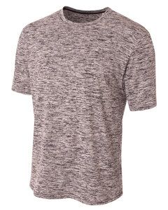 A4 N3296 - Men's Space Dye T-Shirt Negro